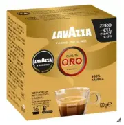 New Lavazza A Modo Mio Qualita Oro Coffee Capsules 6 x 16 Pack