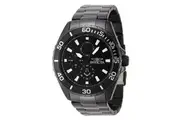 Invicta Ocean Voyage Chronograph Stainless Steel Black Dial Quartz 46284 Men's Watch