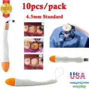 10Pcs Dental Sectional Contoured Matrice Bands Standard 4.5mm Metal Molar Clip
