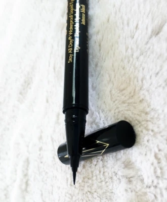 Stila All Day Waterproof Micro Tip Liquid EyeLiner Black Full Sz New In Box