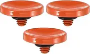 uxcell Camera Shutter Button, 3 Pack Soft Shutter Release Button Pure Copper Camera Button Concave Suitable for Nikon for Fujifilm for Leica DSLR/SLR Camera, Orange