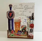 Jonny Javelin Male Someone Special Happy Birthday Card - Beer Pump Ice Bucket