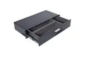 Xtreme RACK CASE MIC DRAWER BLACK 2U with Foam Compartments