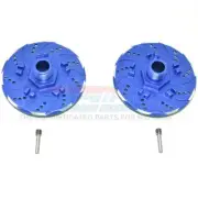 GPM Alum +6mm Hex w/ Brake Disk & w/ Silver Lining (4Pcs) Blue : Infraction