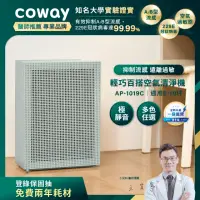 在飛比找momo購物網優惠-【Coway】5-10坪 綠淨力玩美雙禦空氣清淨機 AP-1