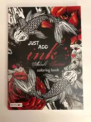 Bendon 40759 Tattoos Advanced Coloring Book-BRAND NEW-SHIPS N 24 HOURS