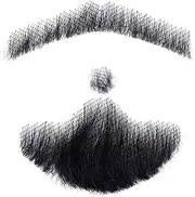 Fake Men Beard Real Hair Moustache Life Like Mustache for Man Makeup