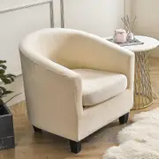 Armchair Chair Sofa Cover Living Room Chair Seat Slipcover Cream