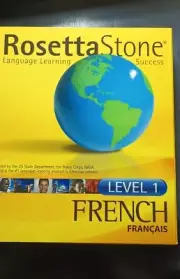Rosetta Stone French Learn Language Level 1 Sealed Box