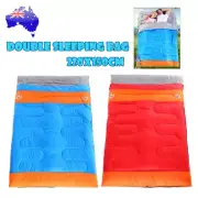 Outdoor Camping Double Sleeping Bag Tent Hiking Thermal Winter -10°C 220x150cm
