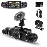 4-Channel Dash Cam Wi-Fi 360��-64GB card
