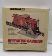 Bachmann 1/87 Ho Scale 1428 Operating Caboose With Pickup Platform Sealed NIB