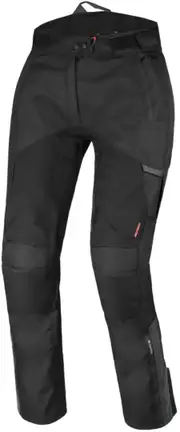 Macna Forge 2.0 waterproof Ladies Motorcycle Textile Pants, black, Size S for Men