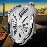 Melting Clock Salvador Dali Watch Melted Clock for Decorative Home Shelf Desk