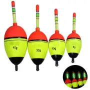 2pcs Hot Luminous Plastic Eva Foam Light Stick Fishing Night Float Ball Boia