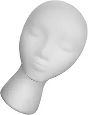 NULYLU Wig Display Stand for Styling and Organizing Durable Mannequin Head for Hats Wigs and Accessories for Retail and Home Use Versatile Display