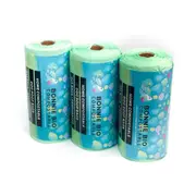 Compostable Dog Poop T-Shirt Bags 2L 9 Roll Box (225 Bags Per Roll)