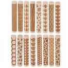 Portable Pottery Art Clay Roller Creative Embossed Rolling Pin Clay Tools