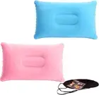 2Pcs Inflatable Pillow 34 * 22Cm, Soft Portable Beach Sunbed Pillow Air Inflatab