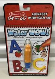 Melissa & Doug Alphabet Water-Reveal Pad New Writing Learn Book -read-