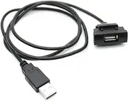 Fit for Skoda Octavia Radio RCD510 RNS315 Android Multimedia Navigation Car 4 6 Pin Plug Dual USB Modify Interface Cable Adapter(Black)