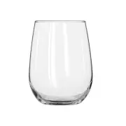 Libbey Glassware 221 Stemless White Wine Glass, 17 oz. (Pack of 12)
