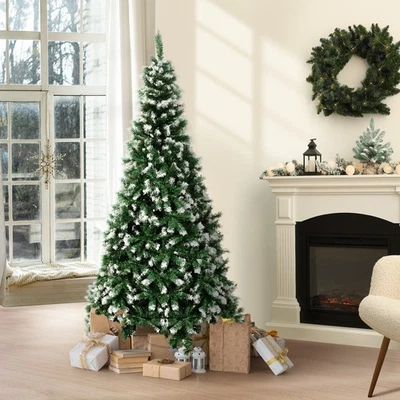 Tinseltown Christmas Tree 1.8M 6FT Xmas Trees Snowy Decorations Green 800 Tips