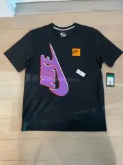 NIKE JAPAN ATMOS DUNK SB AIR FORCE 1 POP THE STREET TEE SHIRT BLACK VIOTECH L