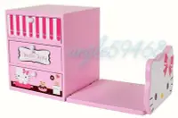 在飛比找Yahoo!奇摩拍賣優惠-Hello Kitty 凱蒂貓 甜點店書架收納盒 正版 甜點