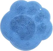 Ipetboom Foot Cleansing Pad Non Skid Suction Shower Scrubber for Back Massage Durable Material Space Saving Design for Home Use Comfortable and Safe Foot Care Pad