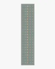 75' x 365' | Machine Washable Runner Rug | Kid & Pet Friendly | Indoor Rug | Jonathan Adler Droplet Blue Tufted Rug | Ruggable