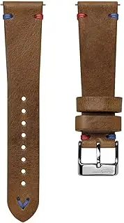 [WatchGecko] Vintage Simple Handmade Genuine Italian Leather Replacement Watch Strap - 18mm, 19mm, 20mm, 21mm, 22mm