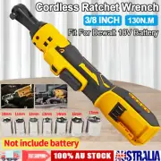 Cordless 3/8'' 130N.m Right Angle Ratchet Wrench Body For Dewalt 18V Battery