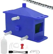 Chain Cleaning Machine Kit - Motorcycle Chain Cleaning Brush - Chain Drivetrain Cleaner Kit Set for Motorcycle, Chain Scrubber Cleaning Tools for Mountain