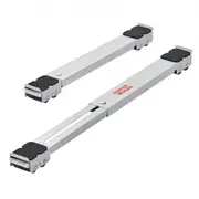 VEVOR Heavy Duty Furniture Appliances Rollers, 660 lbs Total Load, Extendable Appliance Rollers Mobile Washing Machine Base, Fridge Stand Dolly Movers