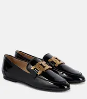[Tod's] Tod's Kate patent leather loafers AU 7.5 black