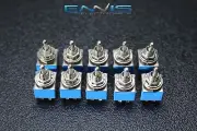 10 PCS TOGGLE SWITCH DPDT ON OFF ON MINI 3 AMP 250V 6 AMP 125V 6 PIN EC-2550