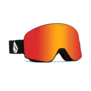 Volcom Odyssey Goggles Matte Black Red Chrome