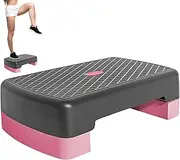 Exercise Step,Workout Step with Adjustable Height - 17.7 Inch Non-Slip Fitness Equipment For Home Gym Workout