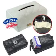 Tissue Holder Home Table Car Storage Organiser Leather Napkin Case Tissue Box
