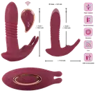Wearable Rotating Clitoral Vibrator with USB Vaginal Silicone Remote Control