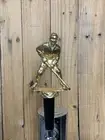 Vintage Roller Hockey Beer Keg Tap Handle for Kegerator Metal Trophy
