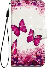 BEENTRYS Flip Wallet Case for Samsung Galaxy S10E Case,Flower Floral Leather Card Slots Holder Kickstand Magnetic Folio PU Shockproof Protective Cover-MHHH