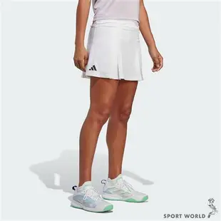 Adidas 女裝 褲裙 排汗 內搭緊身褲 白【運動世界】HT7184