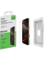 Belkin 62% Stronger ScreenForce InvisiGlass Screen Protector iPhone 16 Pro