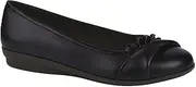 [Grosby] Evie Navy Closed Toe Wedges Womens Work Casual Shoes Ladies Flats 8 Standard