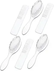 Abaodam 3Sets Hair Brush Scalp Massager Comb for Newborns Soft Bristles for Cradle Cap Care for Shower Boys