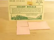 Champ Decals HO HN-145 D.S.S. & A.