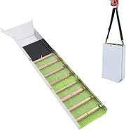 Folding Aluminum Alloy Sluice Box, 50 Inch Aluminum Alloy Gold Mining Equipment, Gold Prospecting Equipment for Gold Panning