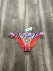 NWT Seafolly Multicolored Bikini Bottoms 10
